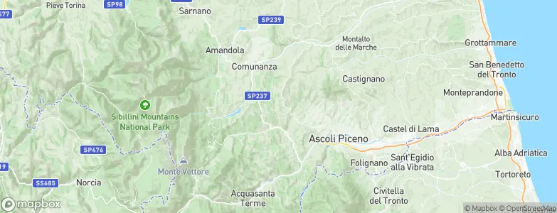 Palmiano, Italy Map