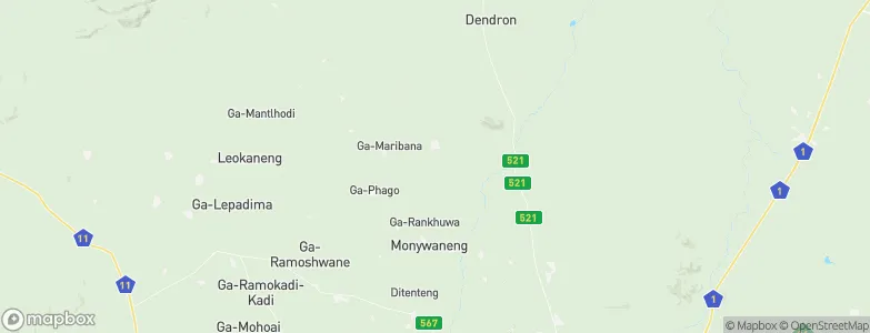 Palmietfontein, South Africa Map
