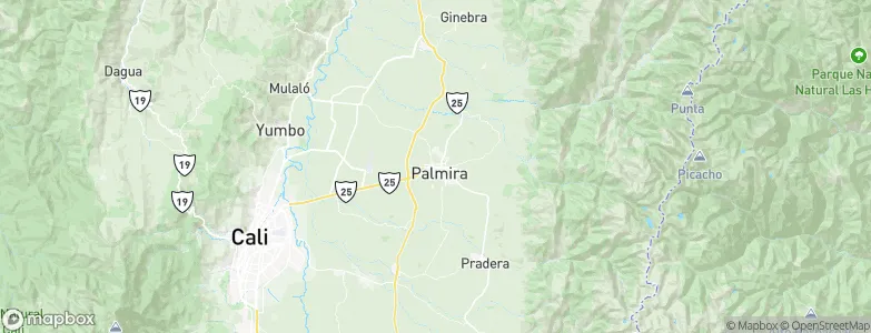 Palmira, Colombia Map