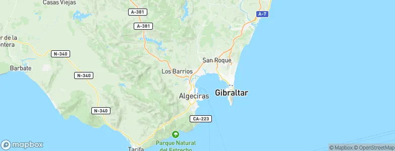 Palmones, Spain Map