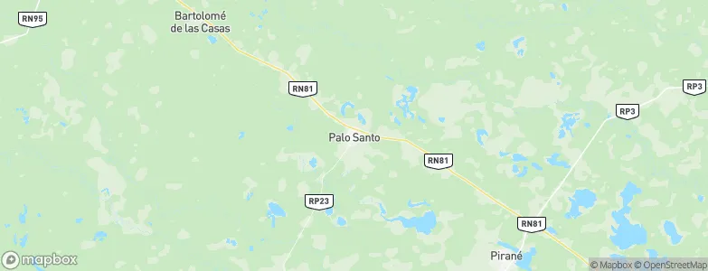 Palo Santo, Argentina Map