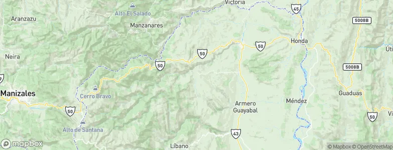 Palocabildo, Colombia Map
