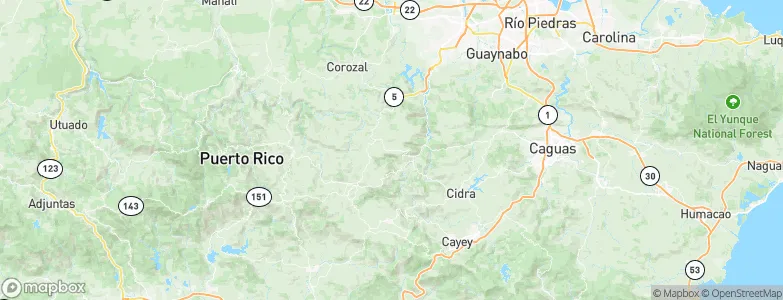 Palomas, Puerto Rico Map