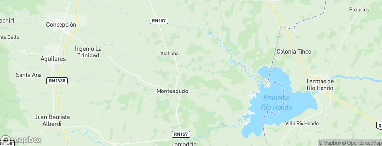 Palomitas, Argentina Map