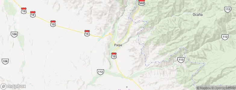 Palpa, Peru Map