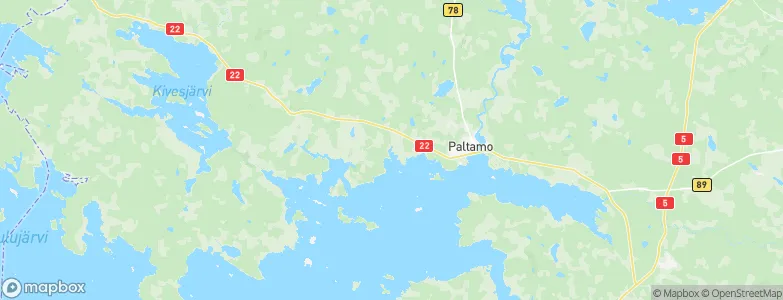 Paltamo, Finland Map