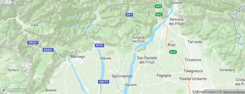 Paludea, Italy Map
