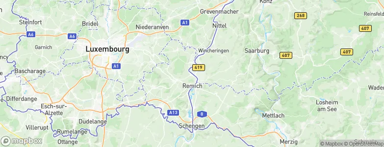 Palzem, Germany Map