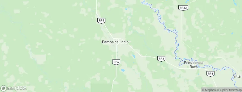 Pampa del Indio, Argentina Map