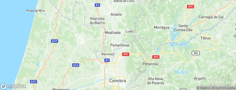 Pampilhosa do Botão, Portugal Map