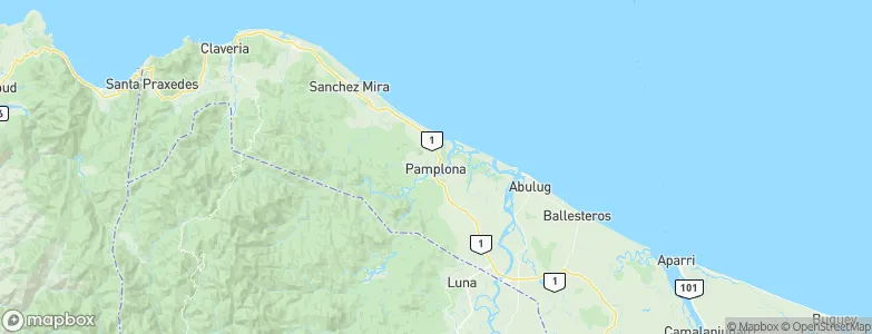 Pamplona, Philippines Map