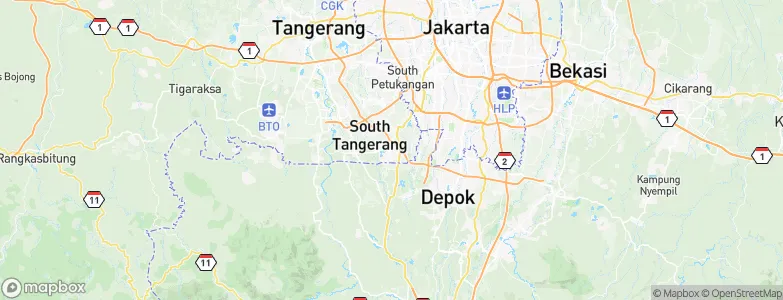 Pamulang, Indonesia Map