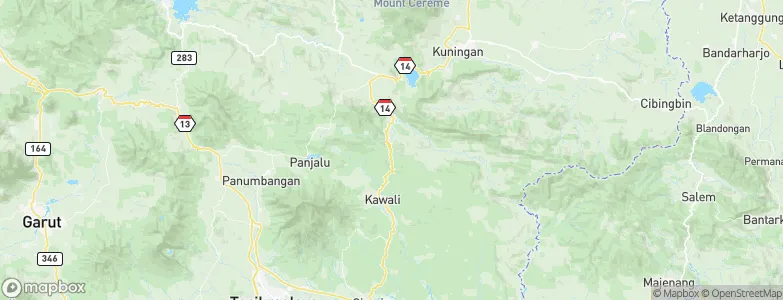 Panawangan, Indonesia Map