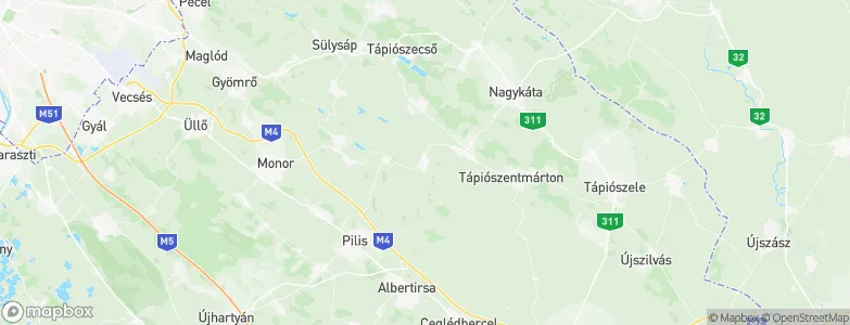 Pánd, Hungary Map