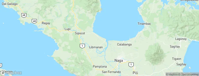 Pandan, Philippines Map