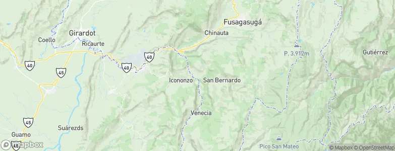 Pandi, Colombia Map