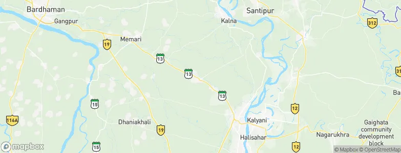 Pandua, India Map