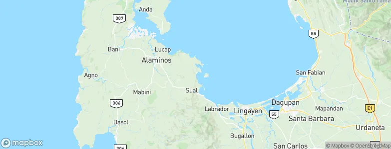 Pangascasan, Philippines Map