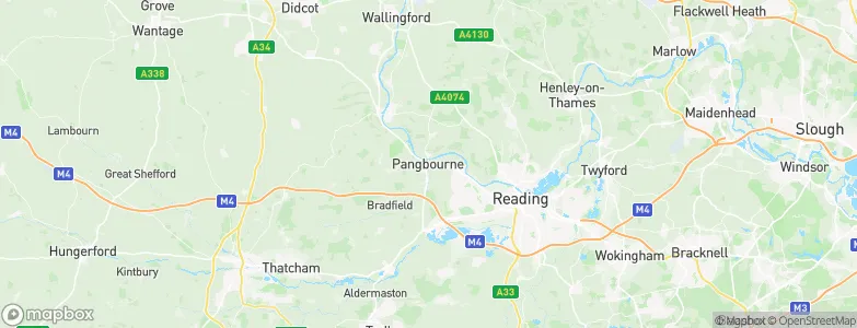 Pangbourne, United Kingdom Map