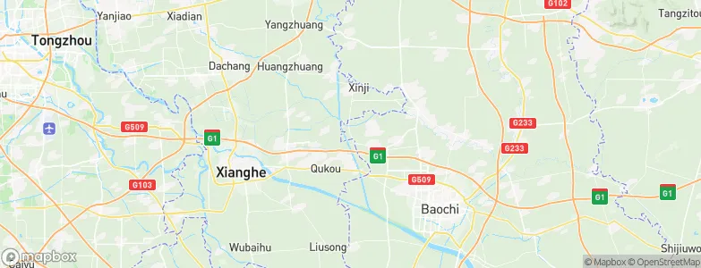 Panggezhuang, China Map