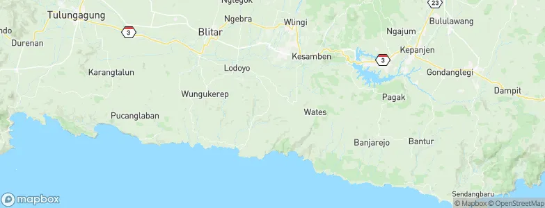 Panggungwinong, Indonesia Map