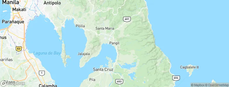 Pangil, Philippines Map