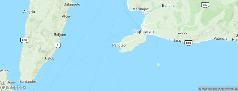 Panglao, Philippines Map