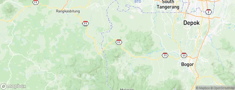 Pangradin Satu, Indonesia Map
