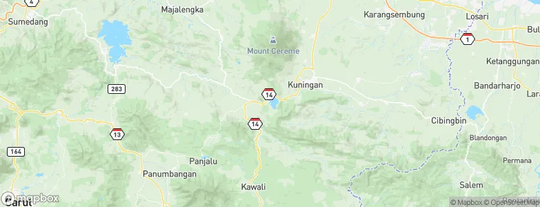 Paninggaran, Indonesia Map
