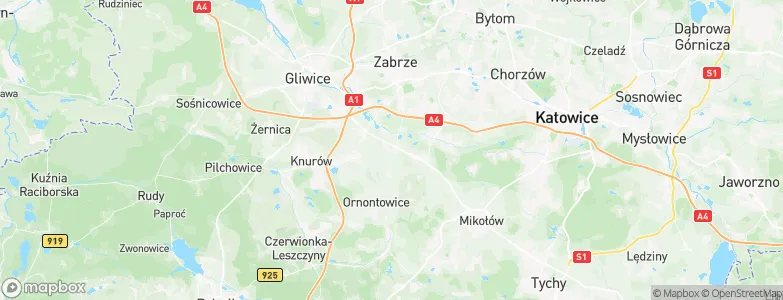 Paniówki, Poland Map