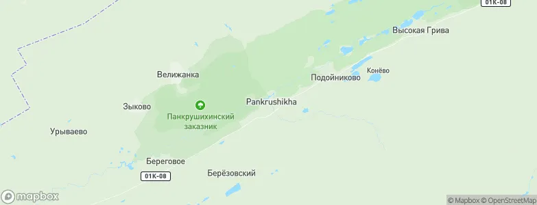 Pankrushikha, Russia Map