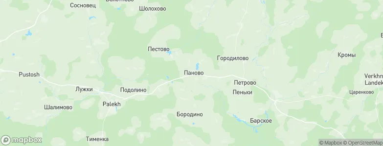 Panovo, Russia Map