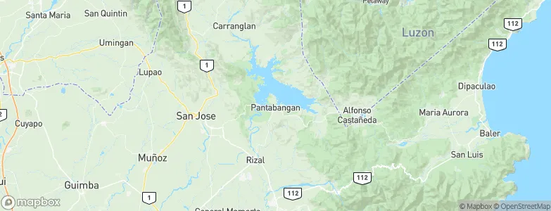 Pantabangan, Philippines Map