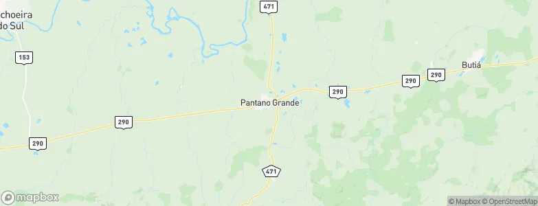 Pantano Grande, Brazil Map