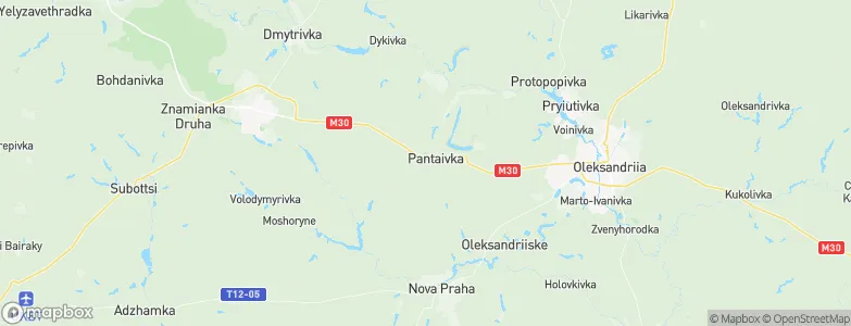 Pantayivka, Ukraine Map