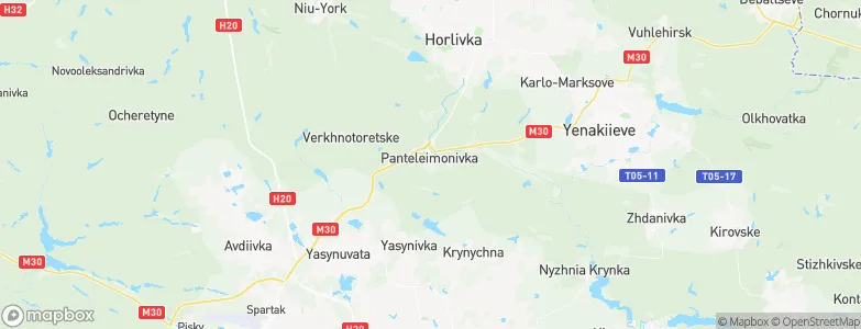 Panteleymonovka, Ukraine Map
