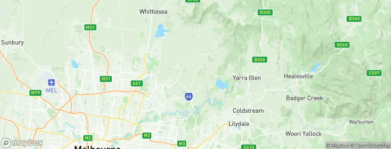 Panton Hill, Australia Map