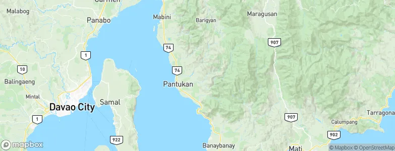 Pantukan, Philippines Map