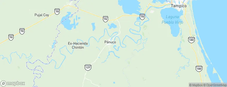 Pánuco, Mexico Map
