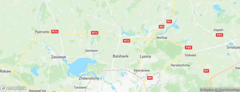 Papernya, Belarus Map