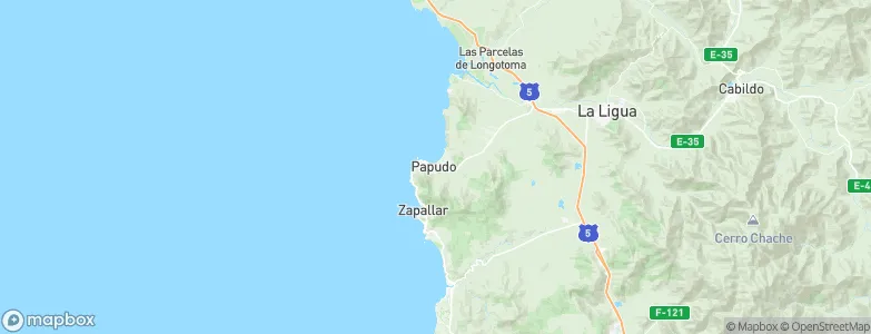 Papudo, Chile Map