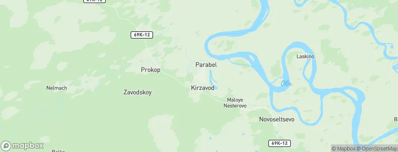 Parabel', Russia Map