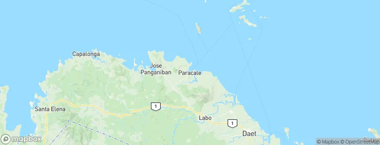 Paracale, Philippines Map