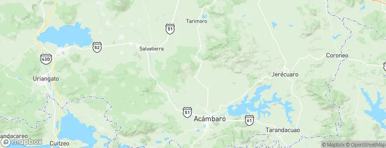 Parácuaro, Mexico Map