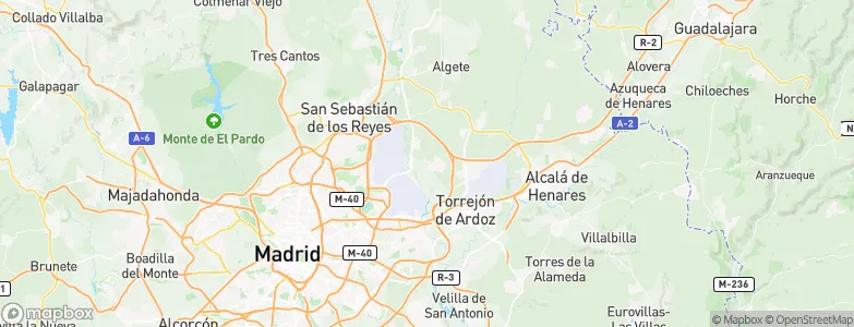 Paracuellos de Jarama, Spain Map