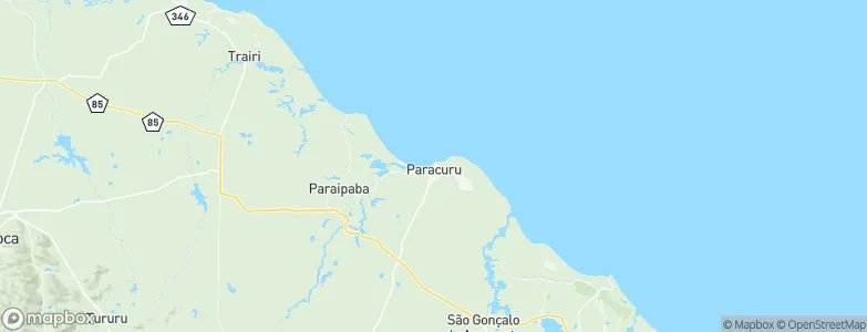 Paracuru, Brazil Map