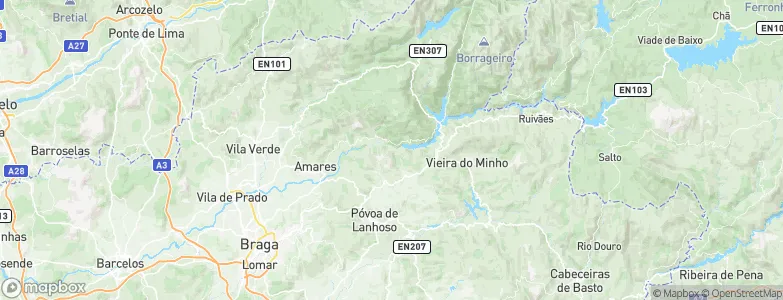 Parada de Bouro, Portugal Map