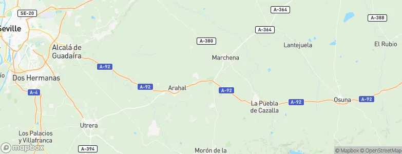 Paradas, Spain Map