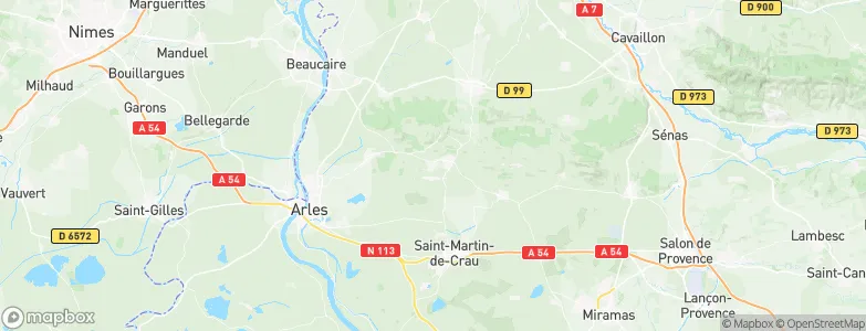 Paradou, France Map