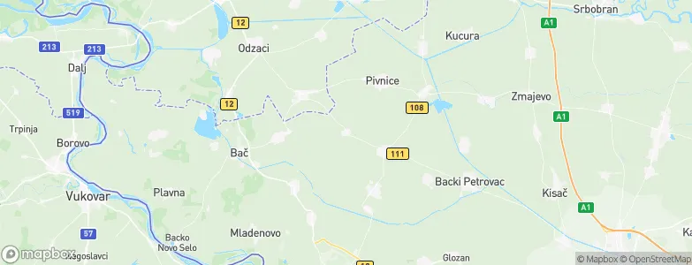 Parage, Serbia Map